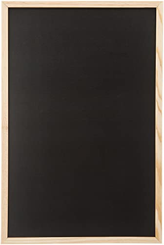 Lavagna Nera per Gesso 40 x 60 cm con Cornice in Legno