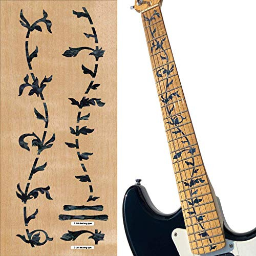 Inlaystickers Sticker Griffbrett Position Marker für Gitarren- Tree of Life- Schwarze Perle FT-050TG-BP