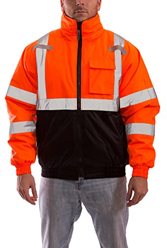 Tingley J26119 Bomber II Insulated Jacket, Large, Safety Orange
