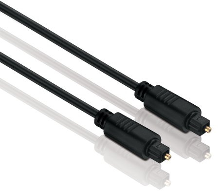 HDSupply TC020-100 Toslink S/PDIF Audio Kabel, optisch LWL, Stecker-Stecker, Ø 5,0mm, 10,0m, schwarz | Optisches Toslink S/PDIF Audiokabel für digitale Audioverbindungen, Heimkino, AVR, TV, Soundbar, vergoldete Kontakte