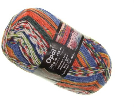 OPAL Sockenwolle Hundertwasser I - Regentag auf Liebe Wellen