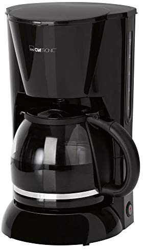 Clatronic® Kaffeemaschine | Kaffeeautomat für 12-14 Tassen (ca. 1,5 Liter) | Filterkaffeemaschine mit Nachtropfsicherung und herausnehmbaren Filtereinsatz | 900W | Coffee Machine KA 3473 schwarz