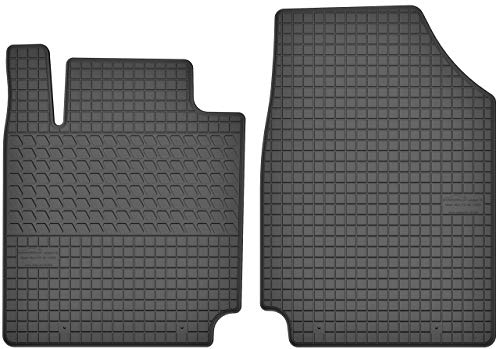 Gummimatten Vorne Gummi Fußmatten Satz für Nissan Micra K12 (2003-2010) - 2-teilig Passgenau