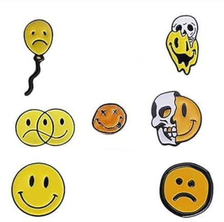 Brosche Clips Broschen Anstecknadeln Anstecknadel Smiley Gesicht Zubehör Metall High Grad Cartoon Broschen Emaille Pin Kleidung Abzeichen Geschenk