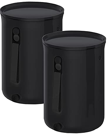 Bokashi Organico 2 Ocean Lot de 2 Composteur Noir 23,3x32,3cm - 9,6l + 2kg Brain
