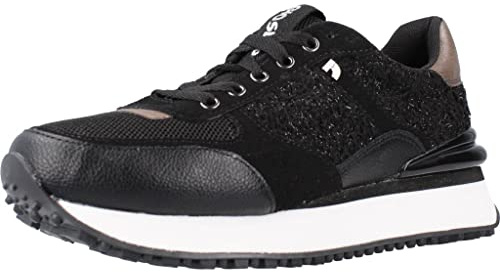 Sneakers Monocolor Off-White con Brillo para Mujer binsfeld