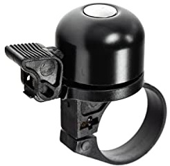 Fahrrad Mini Klingel für 31,8mm Klemmung Bicycle Bell Schwarz Alu