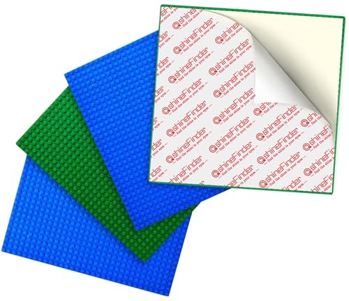 shineFinder Set di 4 Base per Classic, 25,5 x 25,5 cm basi, piastra di base per rimuovere e incollare per tavolo, parete