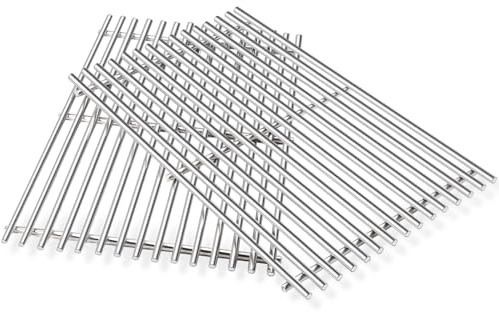 Criditpid 7528 49,5 cm Grillroste für Weber Genesis 300 Serie, Genesis E310 E320 E330 S310 S320 S330 EP310 EP320 EP330 Gasgrillteile, SUS304 Edelstahl Grillroste Ersatzteile 7524