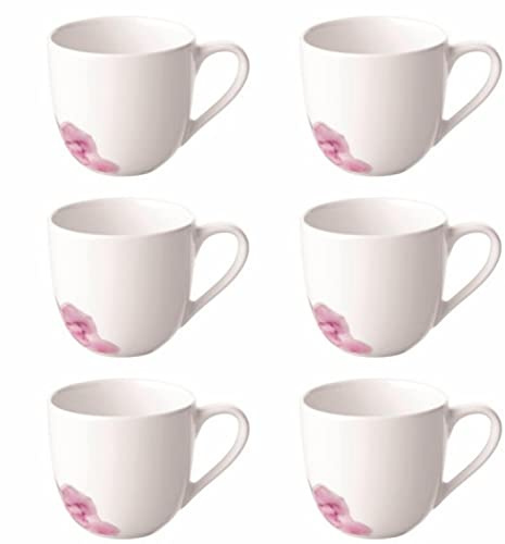 Villeroy & Boch Rose Garden Mokka-/Espressoobertasse 6er Set 70ml