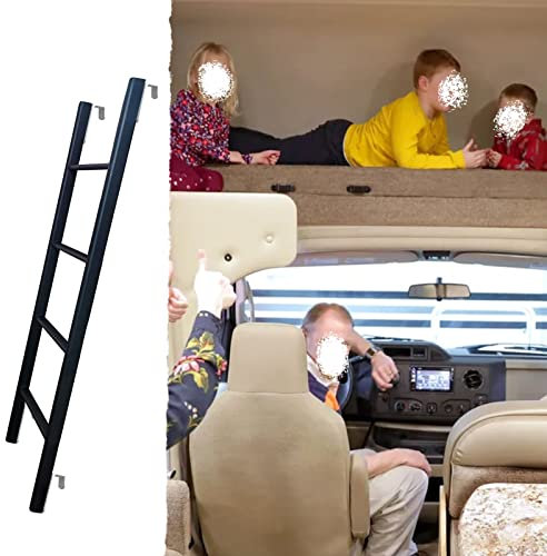 Hochbettleiter Sicherheitsschachtel -Bunk -Bettleiter - 4 Schritte/ 5 Schritte, Verstellbare Metallhängekletternleiter für Autoboot -Dachboden, Dachboden, Treppe, 330 Pfund Laden ( Size : 116cm/45 )