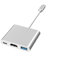 JZK USB C Multiport Adapter mit HDMI 4K Ausgang, USB 3.0 und USB C Ladeanschluss - Kompatibel mit MacBook Pro, für Google Chromebook für HP für Samsung S9+, Tragbarer Digitalkonverter