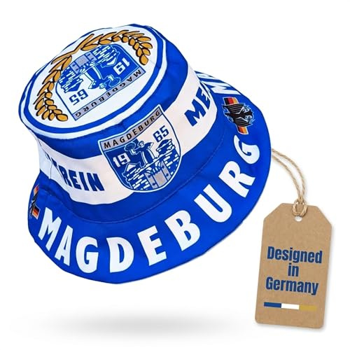 Generisch Magdeburg Sonnenhut Fischerhut – Sonnenschutz und Fan-Statement – Aus Polyester, Einheitsgröße