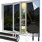 Linarun One Way Window Film Privacy, Heat Reflective Privacy Film for Glass Windows,Daytime Anti Glare Mirror Tint Film Sun Blocker for Home Office, Black-silver 40 * 200cm