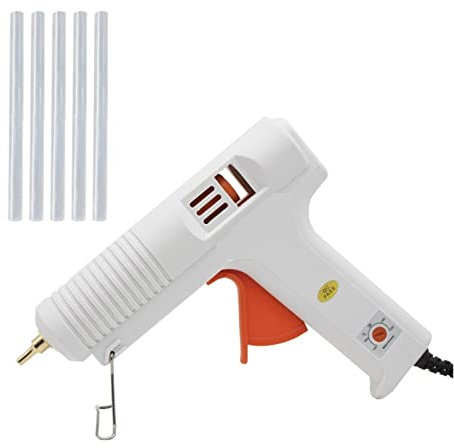 Pistola per colla a caldo Pistola per colla a caldo Ugello lungo Diametro 1 mm 1,3 mm Piccola apertura Pistola per colla industriale Strumenti per riparazioni artigianali fai da te Pistola per c