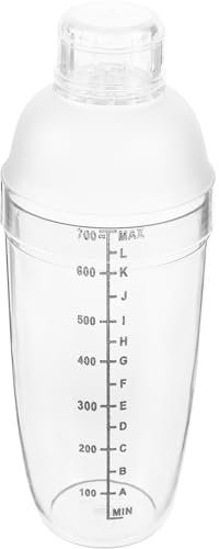 SECFOU Shaker Per Cocktail Professionale 700ml Con Misurino Integrato, Design Anti-perdita e Impugnatura Ergonomica, Adatto Per Bar e Uso Domestico