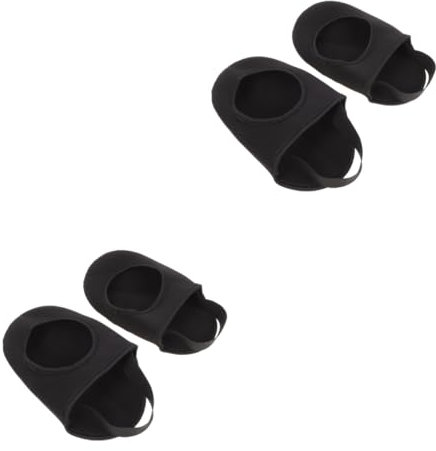 SUPVOX 2 Juegos Cubiertas De Zapatos De Bolos Cubiertas De Zapatos Reflectantes Cubiertas De Zapatos De Interior Reutilizables Spray Impermeabilizante Polainas Black Neopreno 2 Piezas * 2