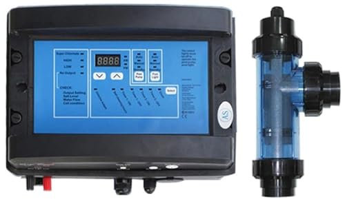 Pool-Salzwasser-Chlorgenerator, 15/20/30/50 g/h, SPA-Chlorgenerator, Pool-Salzchlorinator mit automatischer Reinigungsfunktion,15g/h
