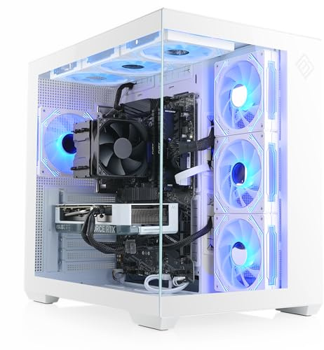 Gaming PC mit Windows 11 Home | AMD Ryzen 7 8700F 8X 4.1 GHz | RTX 5060 Ti (8 GB) | 1000 GB M.2 NVMe | 32 GB DDR5 RAM | WLAN | Computer für Zocker, Gamer Desktop Rechner zum Spielen | A15038
