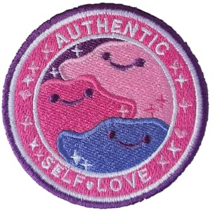 VALKYNEA 100 % broderad anime -art/Dittoo-lapp/Monster Poke/Patch Embroidery (krok och ögla/Velcr0)