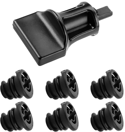 6 Stück Ölablassschraube Kein Leck Kit mit Werkzeug,Öl Ablassen Schraube | Ölschraube Kunststoff Kompatibel mit VW Audi 1.8L 2.0L TSI/TFSI Benzinmotoren Golf Passat,Ersatz für OEM 06L103801 06L103807