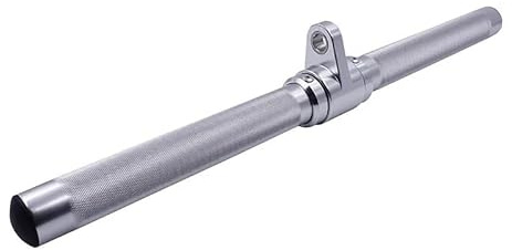 GSXLZ Latsdragstång, vridbar latsdragning av aluminium med rak stångfäste för kabelmaskiner, dragsystem, hemmagym, tricepsarmstyrketräning