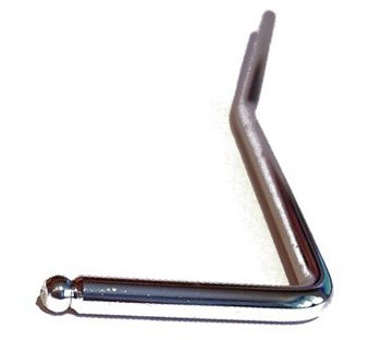 Leva/braccio per tremolo, per chitarra elettrica, da 5 mm, ghiera avvitabile