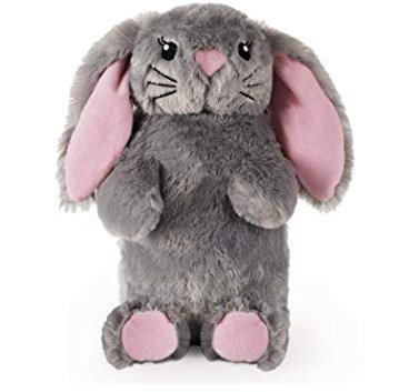 Deseo Bunny Hot Water Bottle in Luxurious Faux Fur (1 Litre) - Medium, Plush, Pink - Home Living