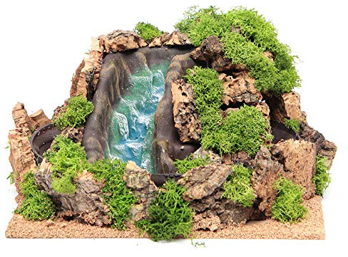 Holyart Brücken, Bachläufe und Wasserfälle für Krippen: Wasserfall für Krippe 14x25x25 cm