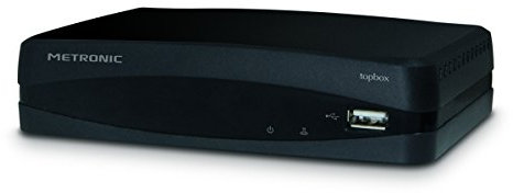 Metronic 441627 decoder Decoder Digitale Terrestre DVB-T2, H.265 HEVC/USB/HDMI, Nero