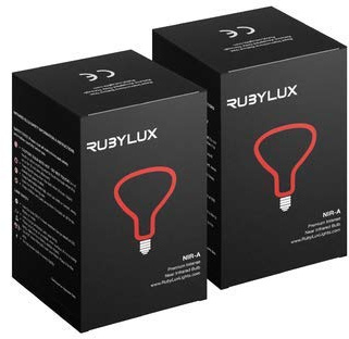 RubyLux NIR-A Near Infrared Bulb Grade A (2 Pack)