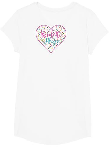 Konfetti Spruch Fasching Kostüm Herz Konfetti im Herzen T-Shirt