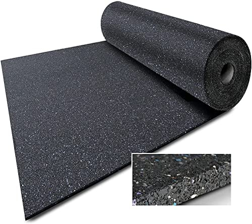 Floordirekt Stallmatte aus Gummigranulat | Stallboden | Leichte Verlegung & rutschfestes Liegen | Entlastung von Gelenken & guter Halt (Stärke: 0,5 cm, 1000 x 125 cm)