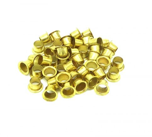 Ösen 8E/4 lang vermessingt oder verickelt 2-20 Blatt 1000 Stück Material - Farbe Vermessingt - Gold