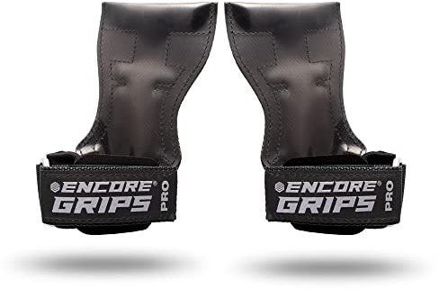 Encore Grips Zughilfen für Krafttraining & Bodybuilding – Moderne Grip Pads mit Schnell-Wickeltechnik & Handgelenkstütze – Mehr Gewicht & Halt als Klassische Lifting Straps