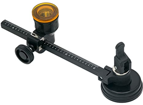 OSALADI Robuster Glasschneider mit Saugnapf 300mm Langlebiges Legierungs Schneidwerkzeug für Dickes Glas Fliesen Spiegel Präzises Kreisförmiges Glasschneidewerkzeug für Basteln