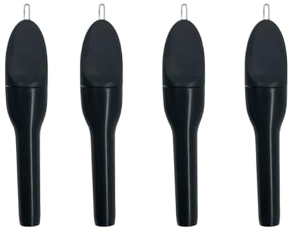 DIREKT Reinigungsbürste Hörgeräte | 3in1 Funktion | Magnet als Batterie Einsetzhilfe | Cerumenschlinge | Reinigungsbürste | für alle Arten von Hörgeräten geeignet (4 Stück (4er Pack))