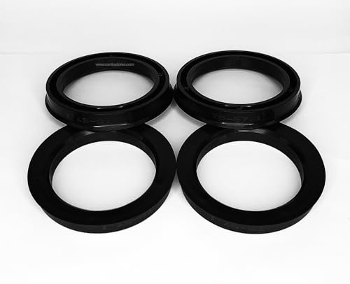 4 CENTRADORES de LLANTA 75-57.1 AROS PARA LLANTAS ANTERA AVUS IMOLA MITO OZ RACING