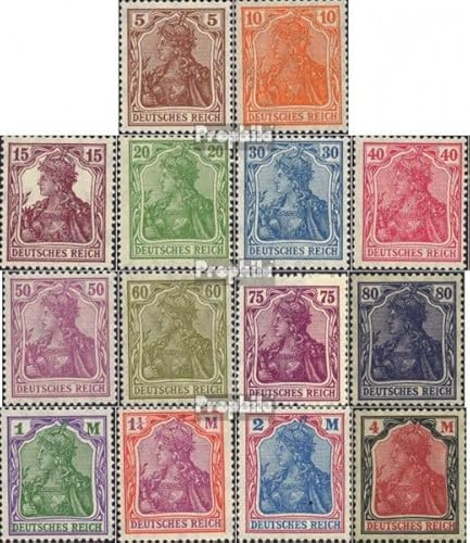 Prophila Collection Deutsches Reich 140-153 (kompl.Ausg.) gestempelt 1920 Germania (Briefmarken für Sammler)