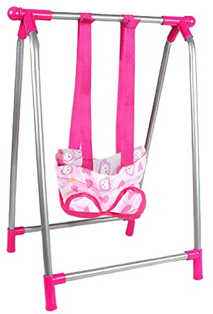 Ensemble De Poussette De De Bébé | Poussette pour Bébé | Accessoires De Bébé pour Filles | Chaise De Salle À Manger pour Bébé, Chaise À Bascule, Lit Balançoire, Jouet