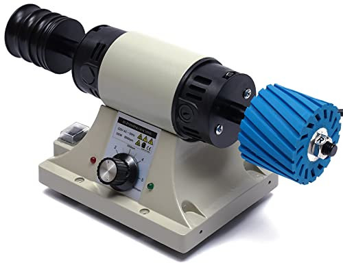 Konfiur Lucidatrice elettrica in pelle, 350 W, Burnishing, set di lucidatura per fari, levigatrice per bordi in ceramica, 0-8000 rpm