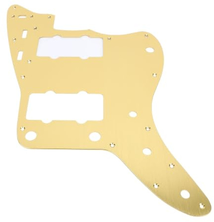 Pickguard for Electric Guitar, Anti-Scratch Plate 13 Holes Aluminium Alloy Scratch Protection Plate, Electric Guitars Classic Vibe Style Jazzmaster for
