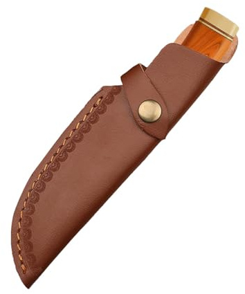 Taschenmesserscheide aus Leder, Gürtelmesserscheide aus Leder | Kompakter Ziehmesserträger | -Messerholster mit Schnappverschluss, Messerscheide mit Gürtelschlaufe für Klappmesser