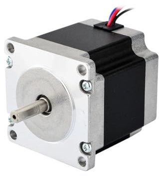 JRXFXEKW Nema 23 Stepper electronic starter 1.2Nm(169.93oz.in) 56mm 2.8A 6.35mm Shaft 4-lead Bipolar electronic starter for CNC Router Engraving Milling Machine