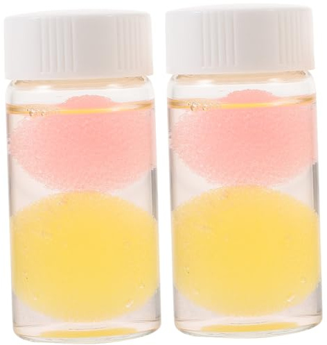 AUTSUPPL Wimpernverlängerung Pinzette Reinigungsflüssigkeit für Pinzetten Pinzettenreiniger gegen Kleber Auslaufsicher 2 Stück für Salon Zufällige Farbe