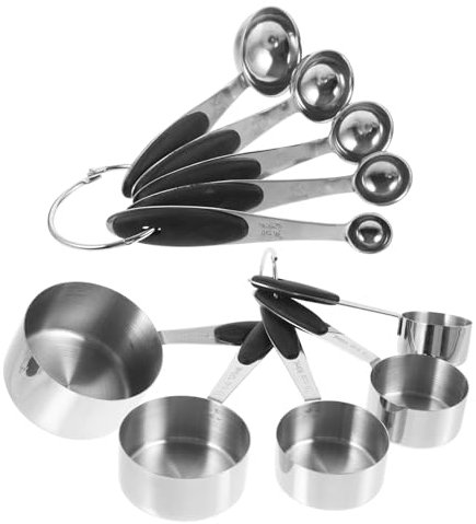 CONGARTENO Taza Medidora De Cocina Juego De Cucharas Medidoras Acero Inoxidable Para Azúcar Té