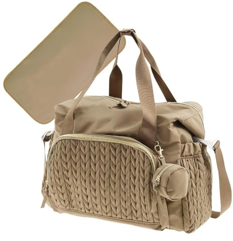 Wickeltasche - Wickeltasche Mit Schnullertasche | Sac À Langer Pour Bébé | Große Wickeltasche Mit Schnullerhülle | Out Sac À Langer Imperméable Für Zuhause, Reisen