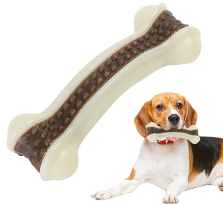 dog teething toys - Dog Chew Toys - Wishbone pet Chew Toy for Aggressive Chewers - Biting Toy for Puppies and Adult Dogs – Interactive Training Bone for Small, Medium & Large Breeds