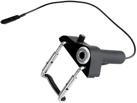 berjalan Violin Pickup Portable Piezo Violin Pickup CV-19 with External Jack Mount for Ukulele