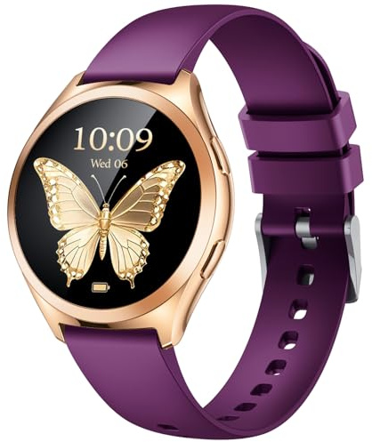 Smartwatch Donna con Effettua Orologio Chiamate: 1.27 Smart watch con Bluetooth 5.2 Contapassi Sonno 100+ Modalità Sportivo Fitness Tracker IP68 Impermeabile Contapassi Polso Compatibile Android iOS